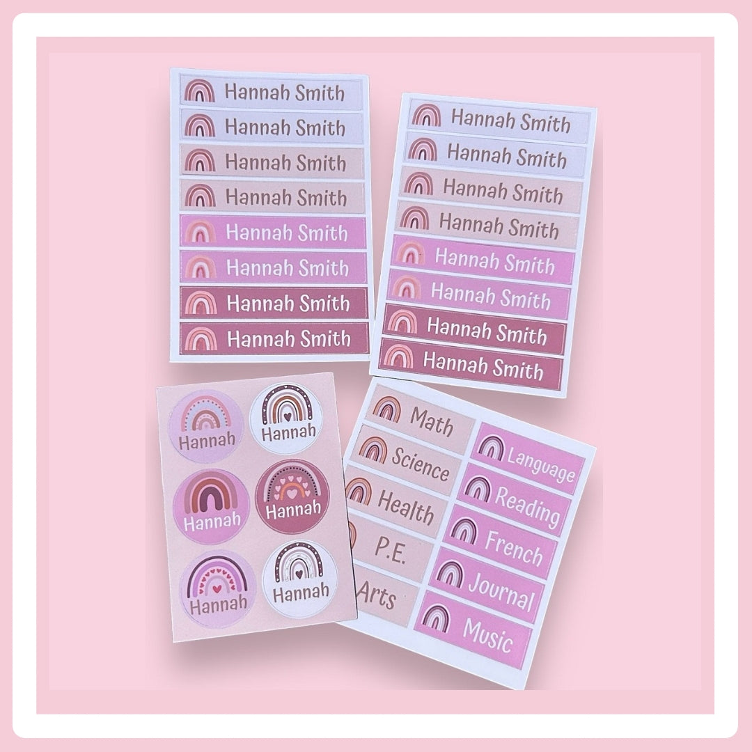 Name Label Stickers