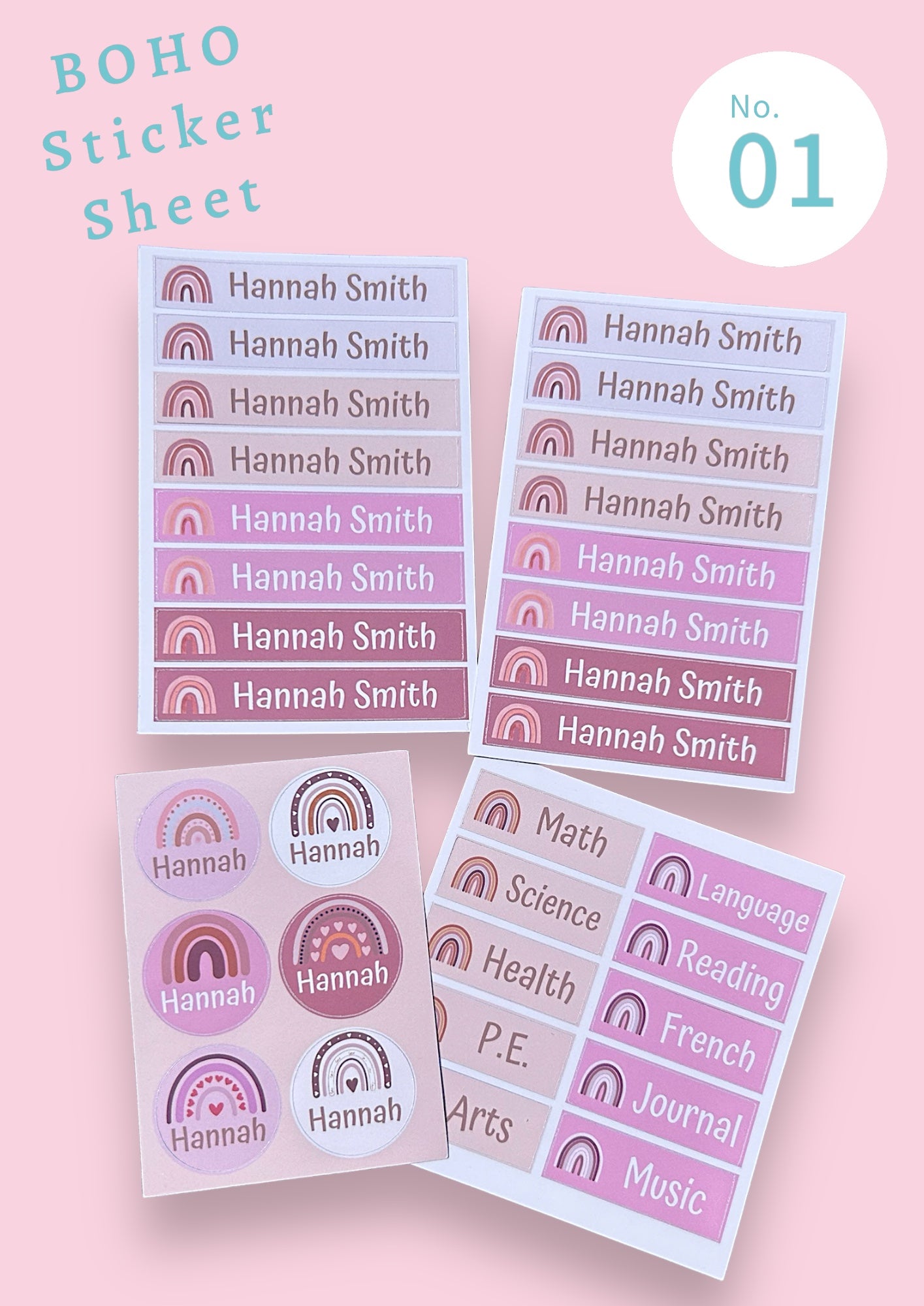 Name Label Stickers