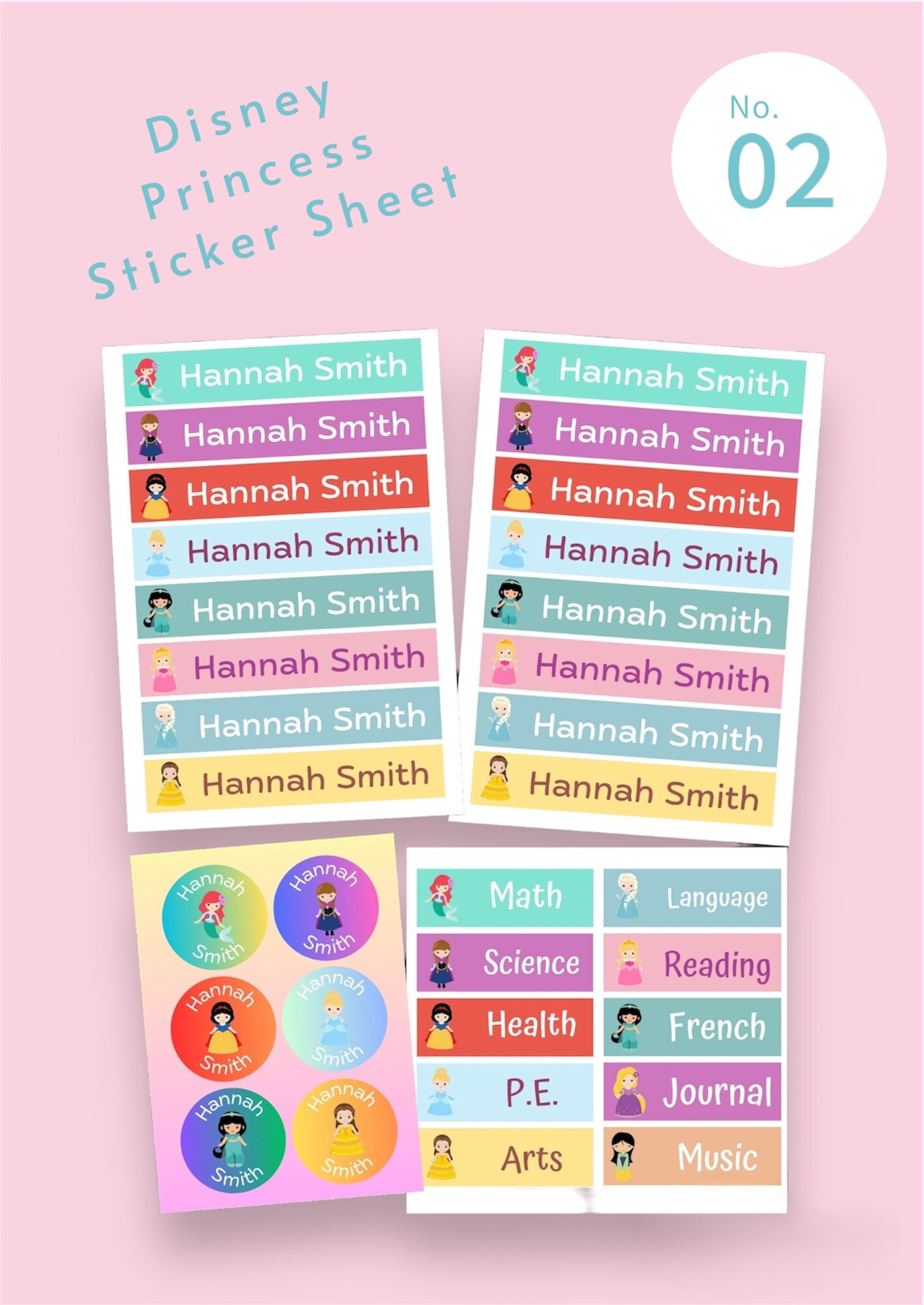 Name Label Stickers