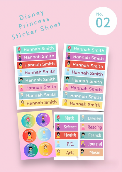 Name Label Stickers